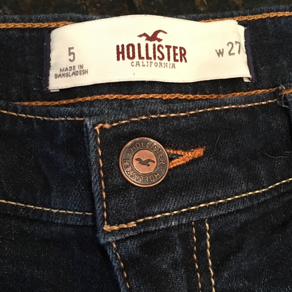 Hollister dark wash size 5 shorts!! - Picture 3 of 6
